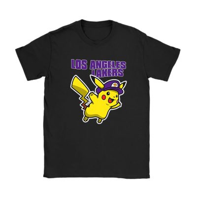 Pikachu X Los Angeles Lakers Team X NBA X Basketball Unisex T-Shirt TAT5961