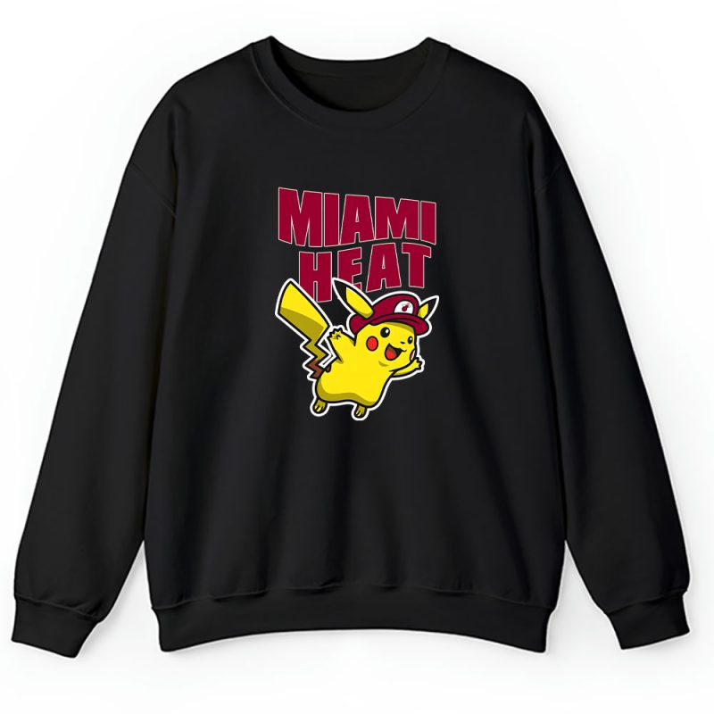 Pikachu X Miami Heat Team X NBA X Basketball Unisex Sweatshirt TAS5963