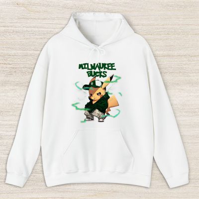 Pikachu X Milwaukee Bucks Team NBA Basketball Unisex Hoodie TAH8694