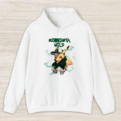 Pikachu X Minnesota Wild Team X NHL X Hockey Fan Unisex Hoodie TAH8788