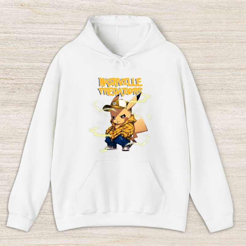 Pikachu X Nashville Predators Team X NHL X Hockey Fan Unisex Hoodie TAH8790