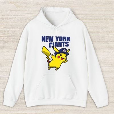 Pikachu X New York Giants Team X NFL X American Football Unisex Hoodie TAH5970