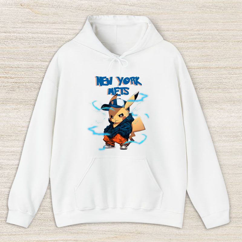 Pikachu X New York Mets Team X MLB X Baseball Fans Unisex Hoodie TAH8759