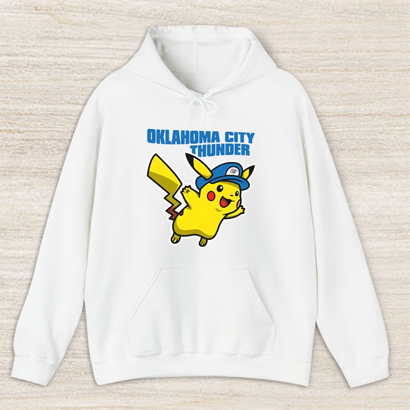 Pikachu X Oklahoma City Thunder Team X NBA X Basketball Unisex Hoodie TAH5964