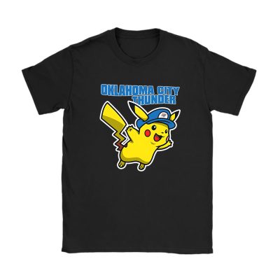 Pikachu X Oklahoma City Thunder Team X NBA X Basketball Unisex T-Shirt TAT5964