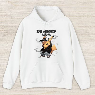 Pikachu X San Antonio Spurs Team NBA Basketball Unisex Hoodie TAH8706