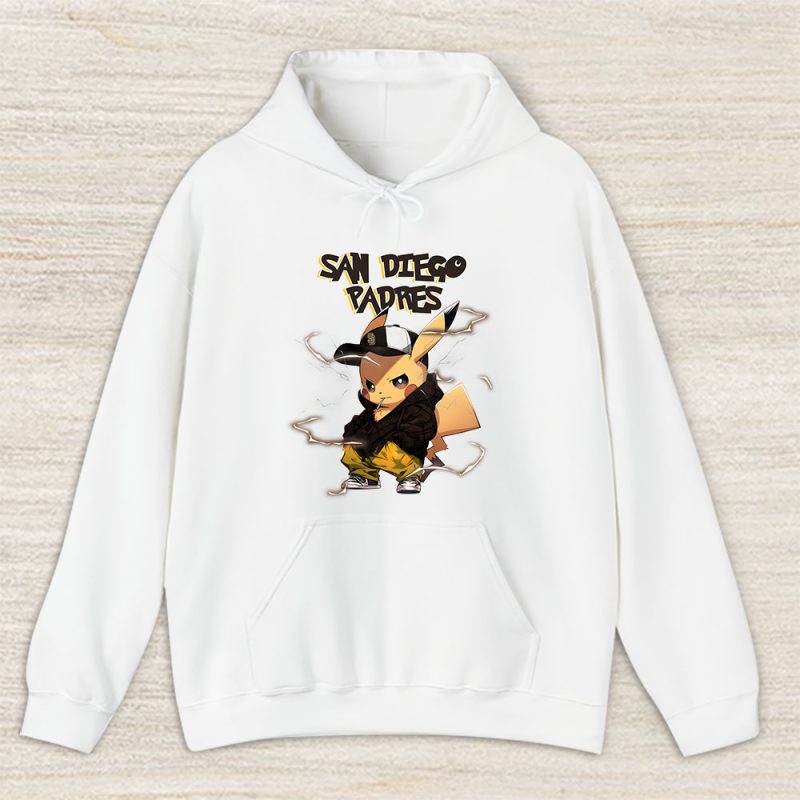 Pikachu X San Diego Padres Team X MLB X Baseball Fans Unisex Hoodie TAH8764