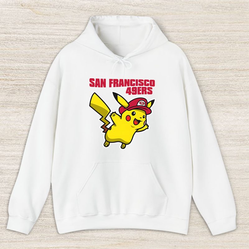 Pikachu X San Francisco 49ers Team X NFL X American Football Unisex Hoodie TAH5974
