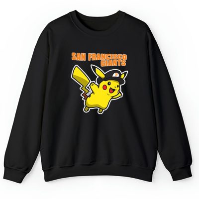 Pikachu X San Francisco Giants Team X MLB X Baseball Fans Unisex Sweatshirt TAS5952