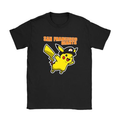 Pikachu X San Francisco Giants Team X MLB X Baseball Fans Unisex T-Shirt TAT5952