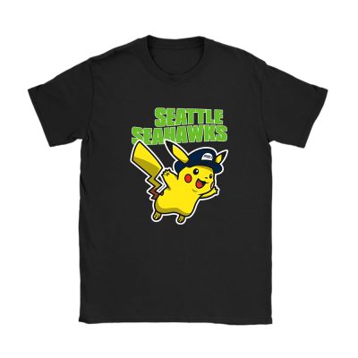 Pikachu X Seattle Seahawks Team X NFL X American Football Unisex T-Shirt TAT5973
