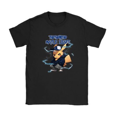 Pikachu X Toronto Maple Leafs Team X NHL X Hockey Fan Unisex T-Shirt Cotton Tee TAT8800