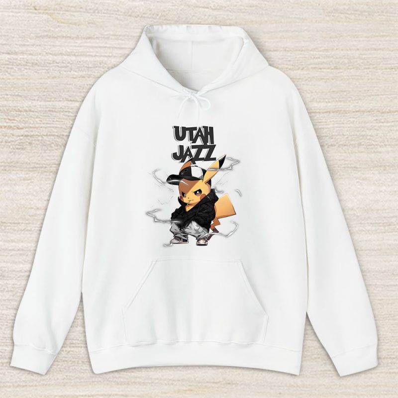 Pikachu X Utah Jazz Team NBA Basketball Unisex Hoodie TAH8708