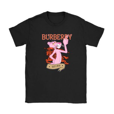 Pink Panther Burberry Unisex T-Shirt Cotton Tee TAT8323