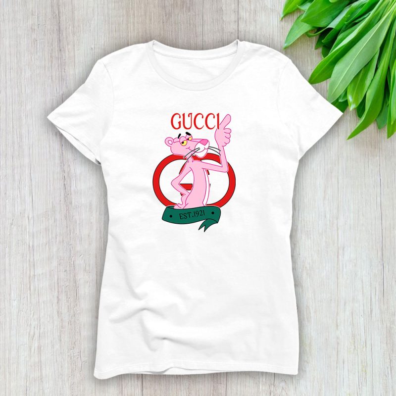 Pink Panther Gucci Lady T-Shirt Women Tee LTL8332