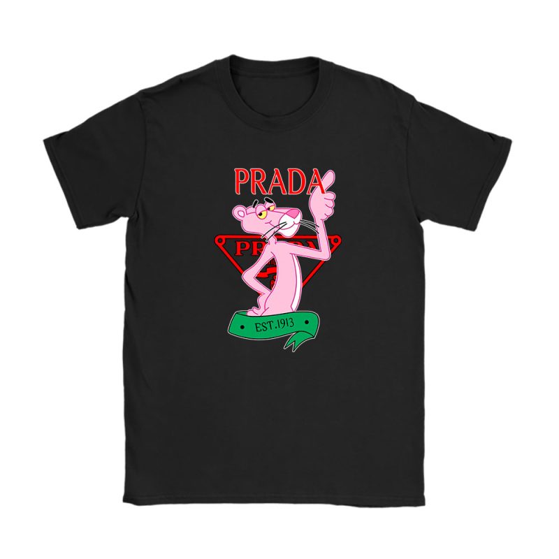 Pink Panther Prada Unisex T-Shirt Cotton Tee TAT8336