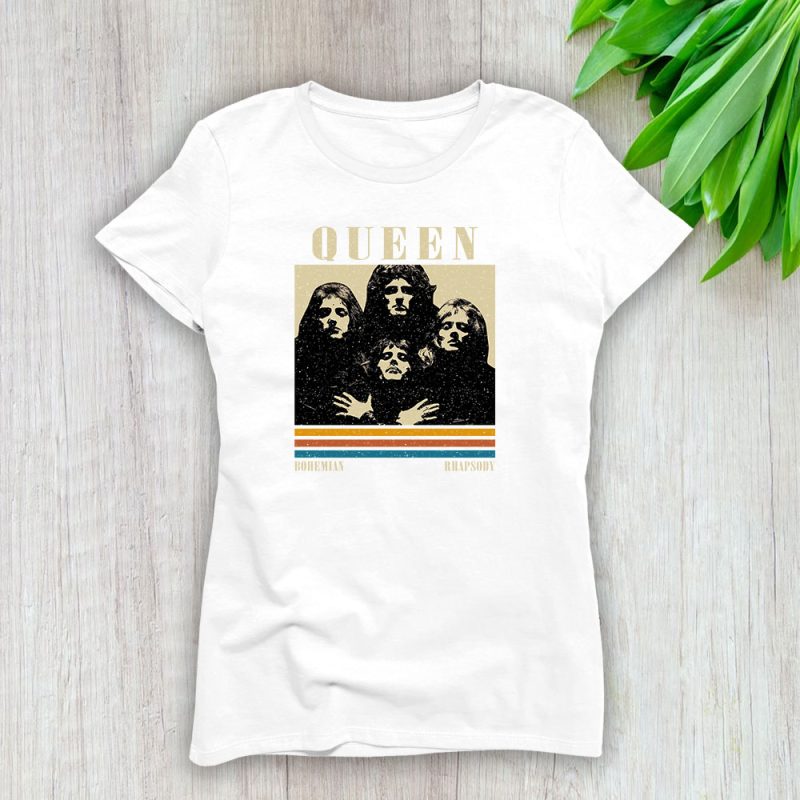 Queen Band Bohemian Rhapsody Song Lady T-Shirt Women Cotton Tee TLT7778