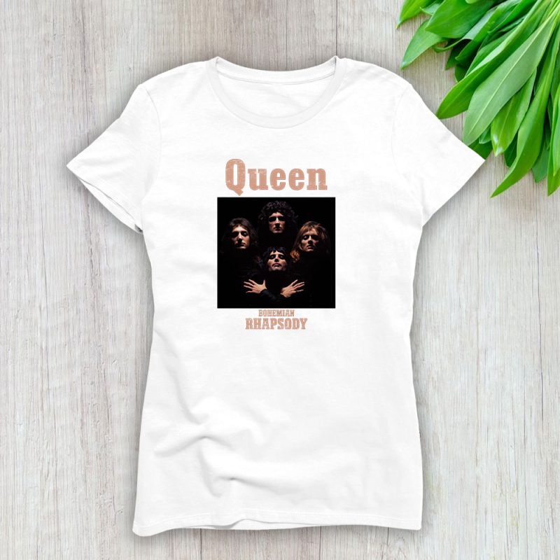 Queen Band Bohemian Rhapsody Song Lady T-Shirt Women Cotton Tee TLT7779