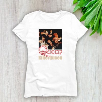 Queen Band Killer Queen Song Lady T-Shirt Women Cotton Tee TLT7772