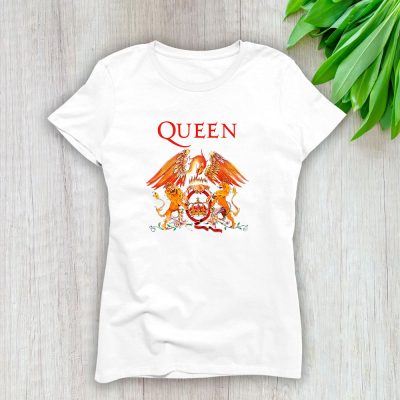 Queen Band The Rock Gods Smile The Rock Band Lady T-Shirt Women Cotton Tee TLT7782