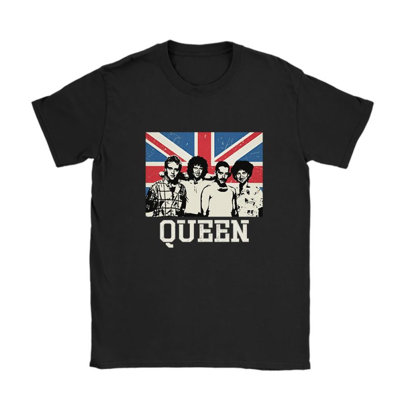 Queen Band The Rock Gods Smile The Rock Band Unisex T-Shirt Cotton Tee TAT7781