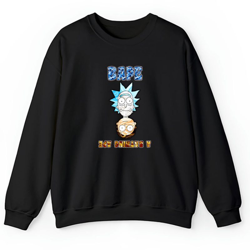 Rick And Morty Bape Brand Unisex Sweatshirt TAS5551