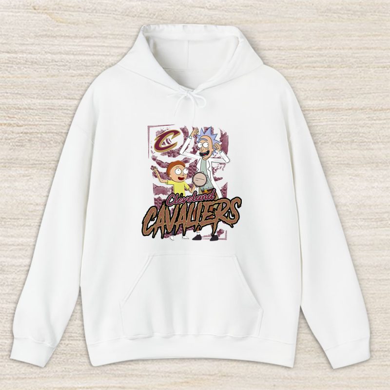 Rick And Morty X Cleveland Cavaliers Team NBA Basketball Unisex Hoodie TAH8540