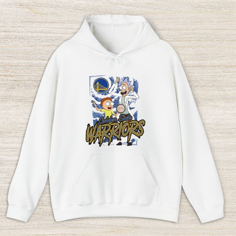 Rick And Morty X Golden State Warriors Team NBA Basketball Unisex Hoodie TAH8541