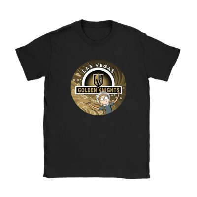 Rick And Morty X Las Vegas Golden Knights Team NHL Hockey Fan Unisex T-Shirt Cotton Tee TAT8671