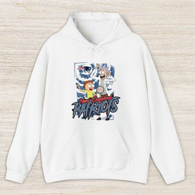 Rick And Morty X New England Patriots Team NFL American Football Unisex Hoodie TAH8808