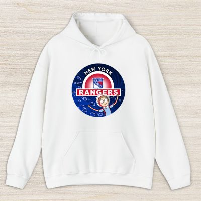 Rick And Morty X New York Rangers Team NHL Hockey Fan Unisex Hoodie TAH8673