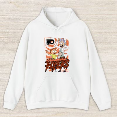 Rick And Morty X Philadelphia Flyers Team NHL Hockey Fan Unisex Hoodie TAH8820