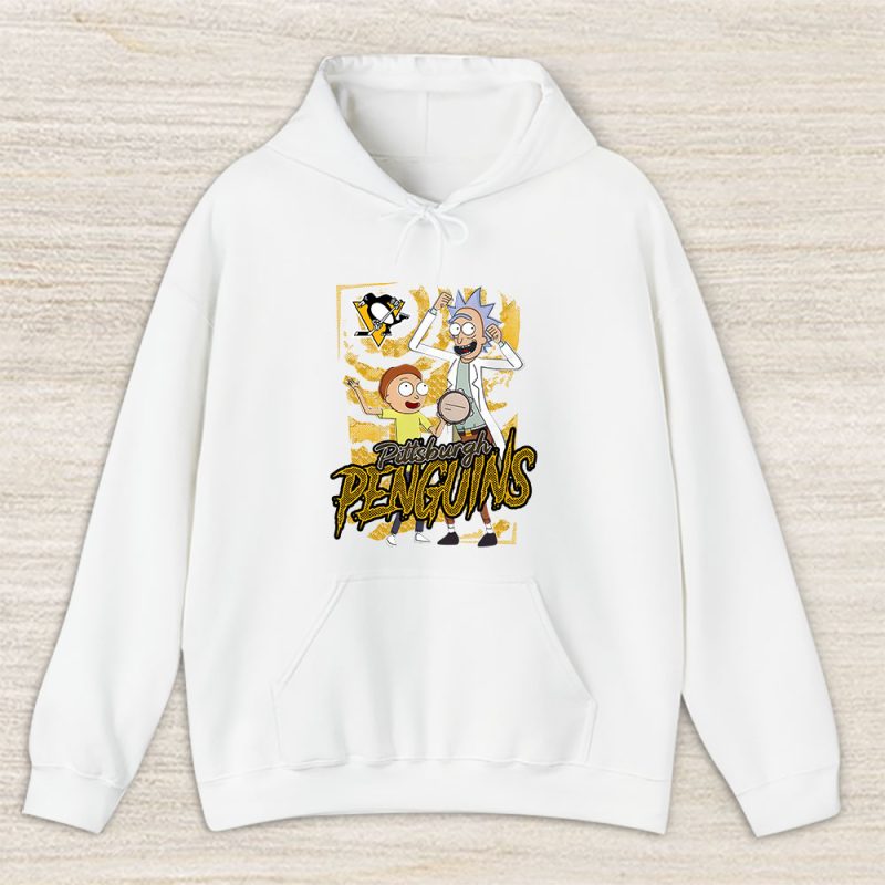 Rick And Morty X Pittsburgh Penguins Team NHL Hockey Fan Unisex Hoodie TAH8821