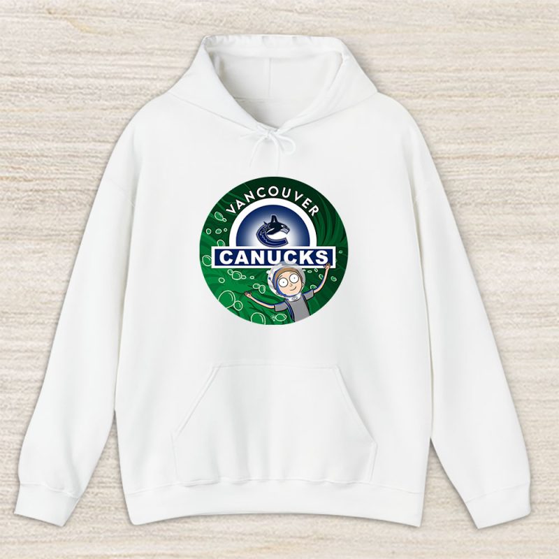 Rick And Morty X Vancouver Canucks Team NHL Hockey Fan Unisex Hoodie TAH8677