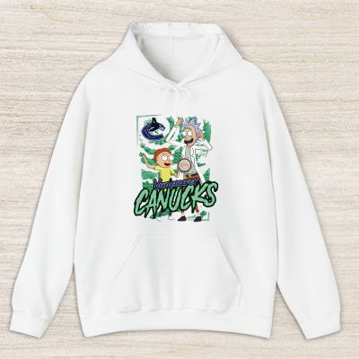 Rick And Morty X Vancouver Canucks Team NHL Hockey Fan Unisex Hoodie TAH8823
