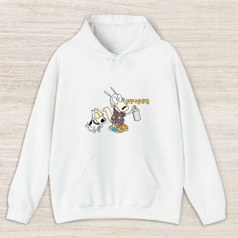 Rockos Modern Life Offwhite Unisex Hoodie TAH7092