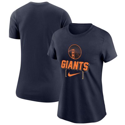 San Francisco Giants Team MLB Baseball X City Connect X Golden Gate Bridge Lady T-Shirt Cotton Tee TLT6522
