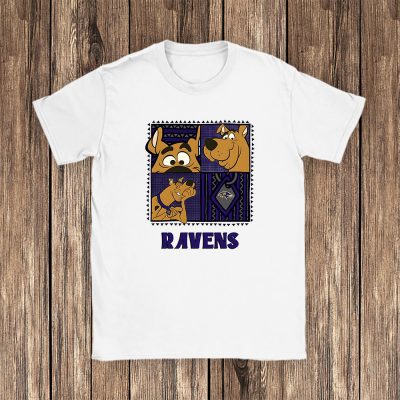 Scoopy Doo X Baltimore Ravens Team Nfl American Football Unisex T-Shirt Cotton Tee TAT6491