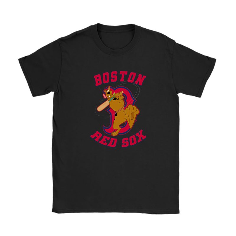 Scoopy Doo X Boston Red Sox Team X Mlb X Baseball Fans Unisex T-Shirt Cotton Tee TAT6481