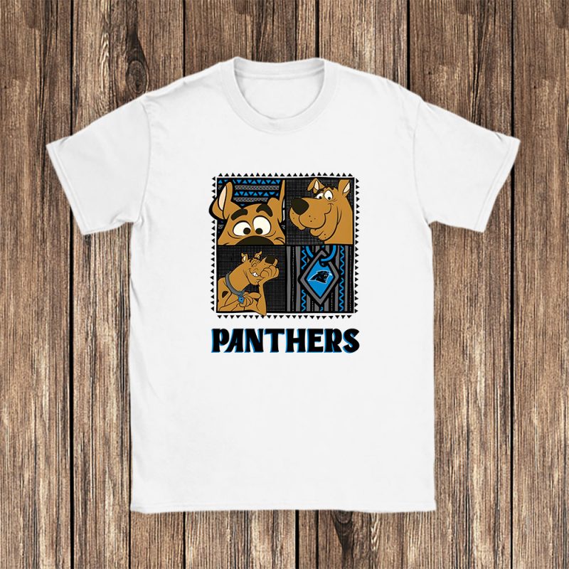 Scoopy Doo X Carolina Panthers Team Nfl American Football Unisex T-Shirt Cotton Tee TAT6493