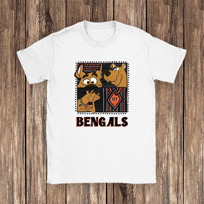 Scoopy Doo X Cincinnati Bengals Team Nfl American Football Unisex T-Shirt Cotton Tee TAT6495