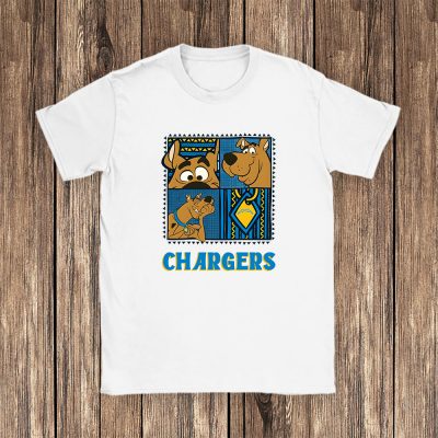 Scoopy Doo X Los Angeles Chargers Team Nfl American Football Unisex T-Shirt Cotton Tee TAT6505