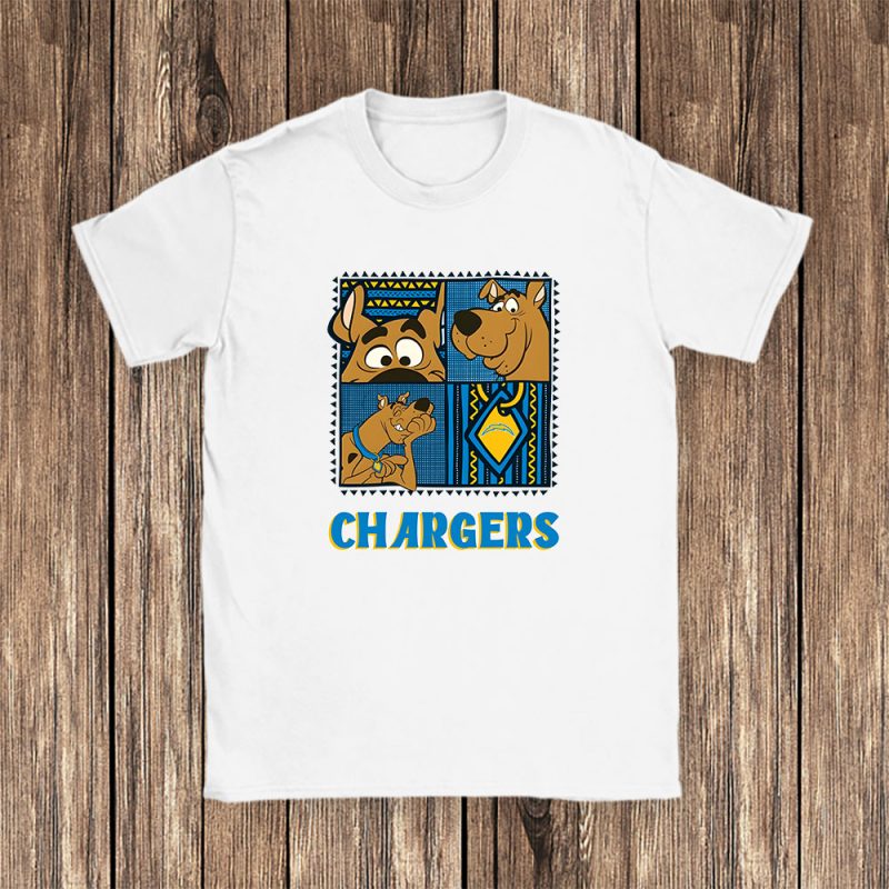 Scoopy Doo X Los Angeles Chargers Team Nfl American Football Unisex T-Shirt Cotton Tee TAT6505