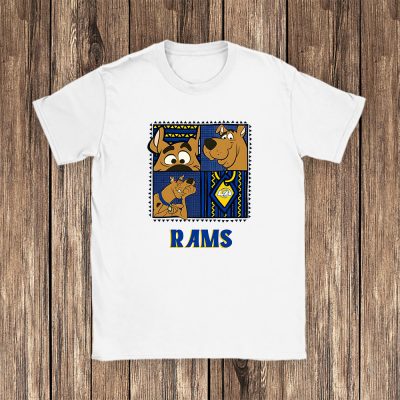 Scoopy Doo X Los Angeles Rams Team Nfl American Football Unisex T-Shirt Cotton Tee TAT6506