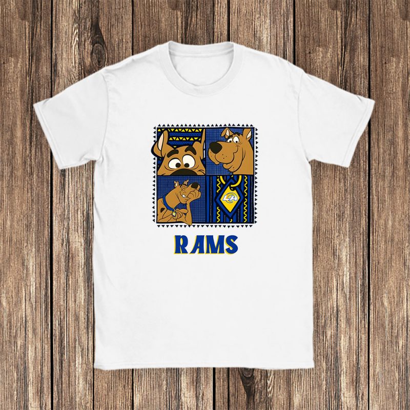 Scoopy Doo X Los Angeles Rams Team Nfl American Football Unisex T-Shirt Cotton Tee TAT6506