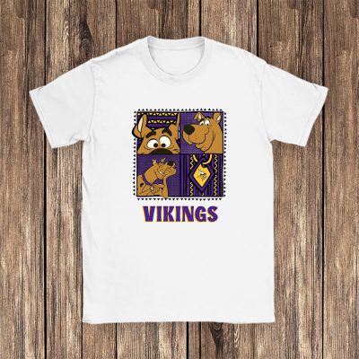 Scoopy Doo X Minnesota Vikings Team Nfl American Football Unisex T-Shirt Cotton Tee TAT6509