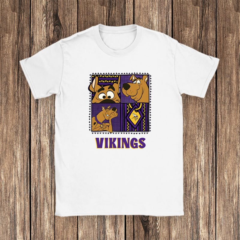 Scoopy Doo X Minnesota Vikings Team Nfl American Football Unisex T-Shirt Cotton Tee TAT6509