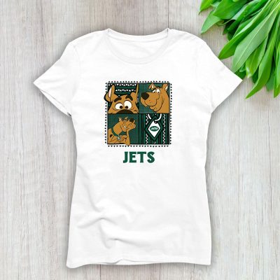 Scoopy Doo X New York Jets Team NFL American Football Lady T-Shirt Cotton Tee TLT6513