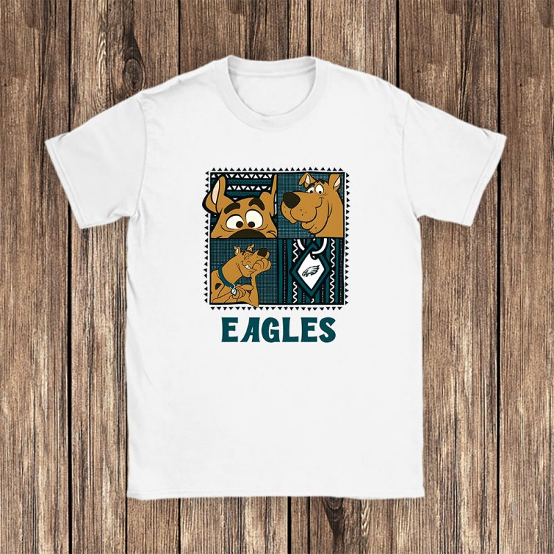 Scoopy Doo X Philadelphia Eagles Team Nfl American Football Unisex T-Shirt Cotton Tee TAT6514