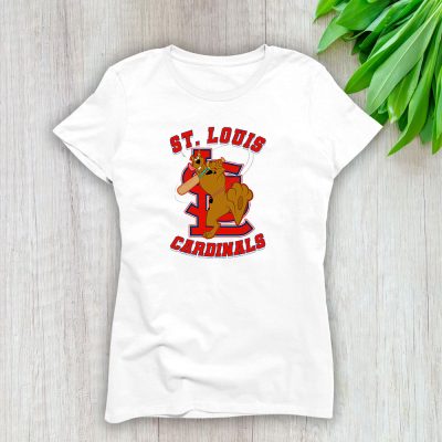 Scoopy Doo X St. Louis Cardinals Team X MLB X Baseball Fans Lady T-Shirt Cotton Tee TLT6487